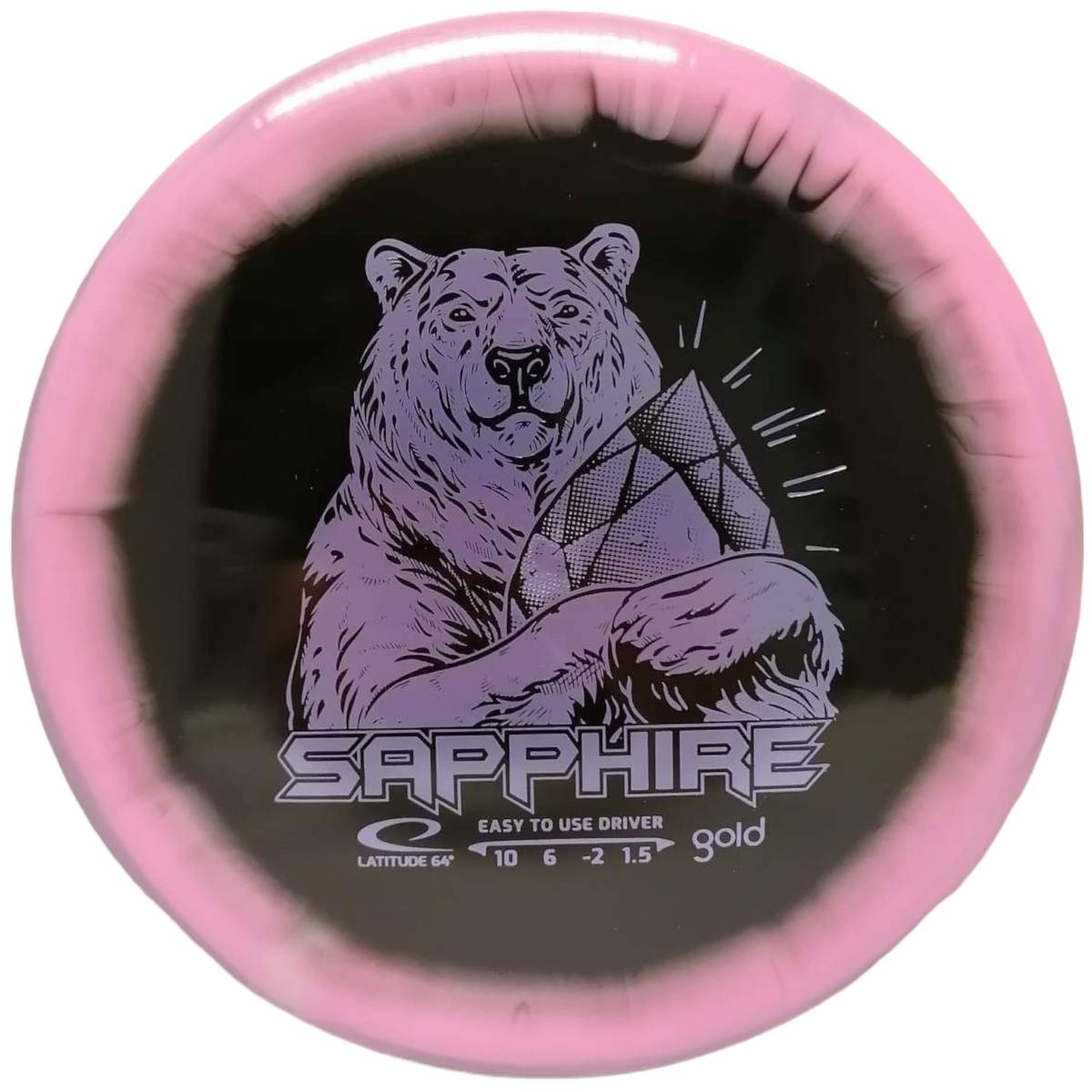 Gold Orbit Sapphire (Invertet Stamp)